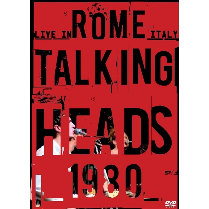 DVD Talking Heads Live In Rome Italy 1980 Original