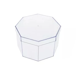 Caixinha Acrílica Octogonal - 11x7cm - 1 unidade - Rizzo