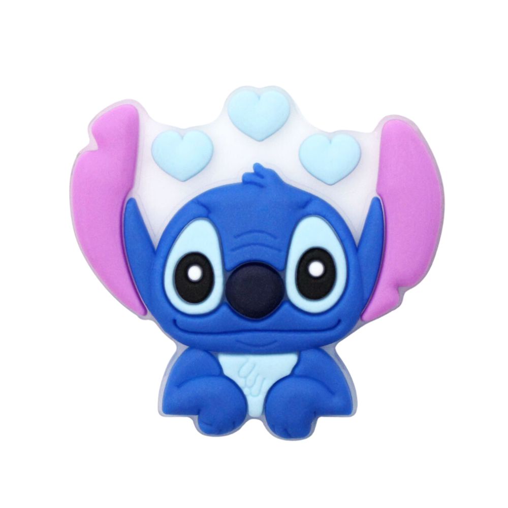 APLIQUE EMBORRACHADO STITCH PERSONAGEM  - COM 20 E 50 UNID.