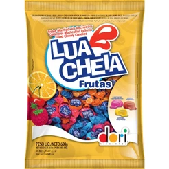 BALA LUA CHEIA FRUTAS 600GR DORI