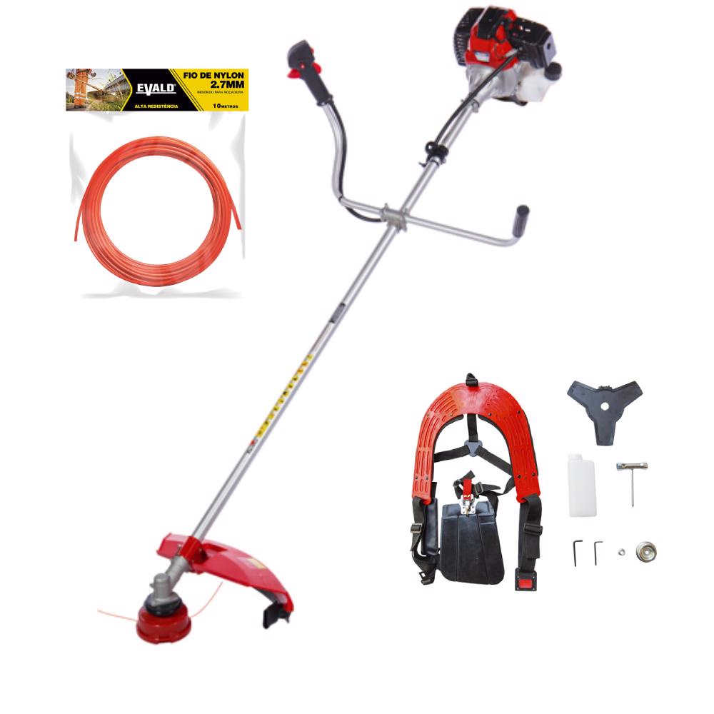 Roçadeira à Gasolina RT43L 43CC 1,7HP Toyama + Kit Fio de Nylon em Oferta na Shopee