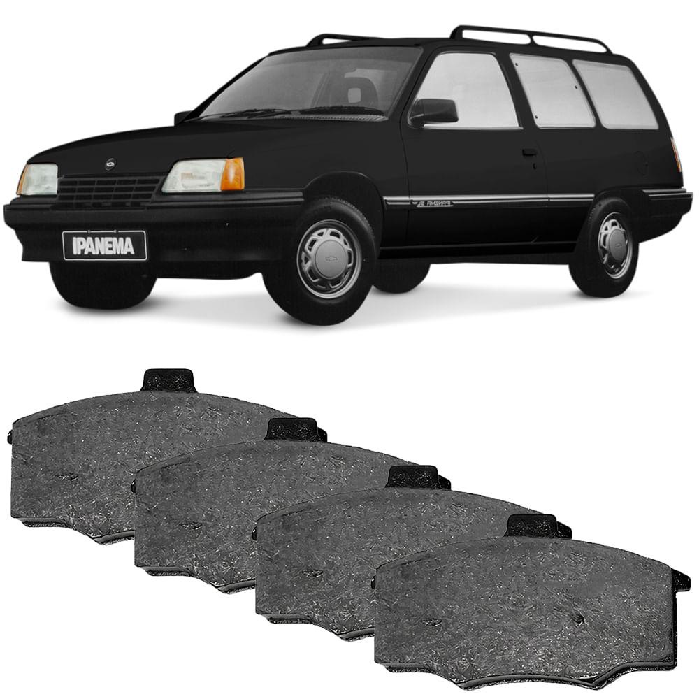 Detalhes do Kit Pastilha Freio Ipanema Kadett Monza 82 A 96 Varga Cobreq