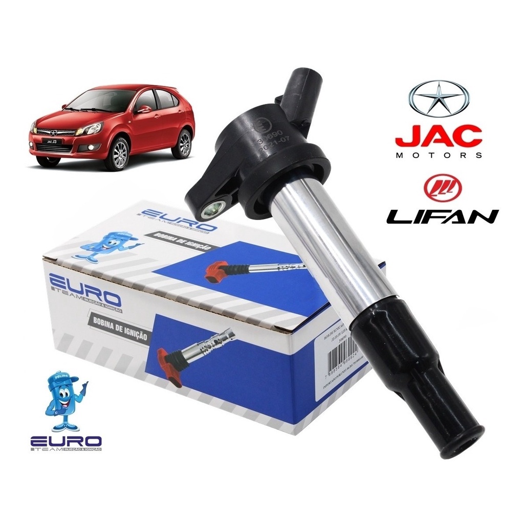 Bobina De Ignição Jac Motors J2 J3 J5 1.4 1.5 X60 em Oferta na Shopee