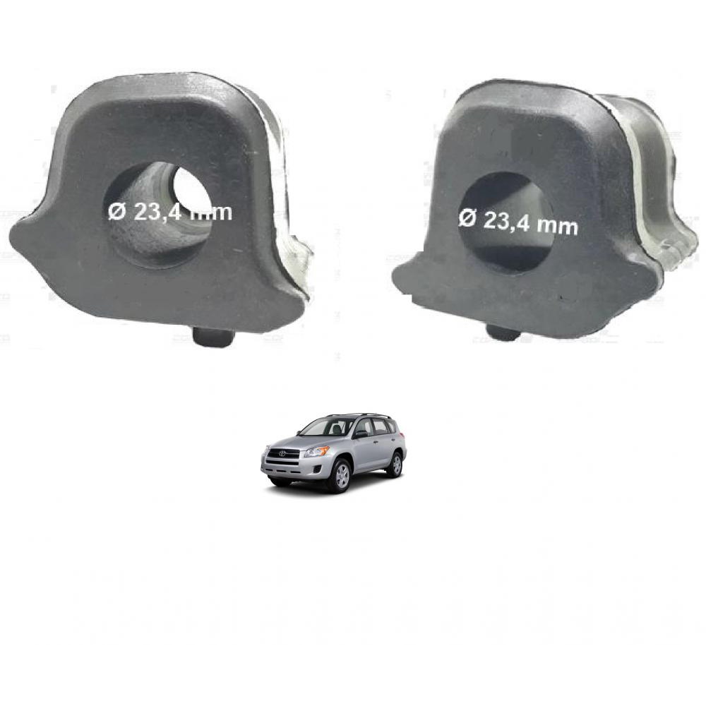 Kit Bucha da Barra Estabilizadora Suspensão Dianteira RAV4 2006 2007 2008 2009 2010 2011 2012 2013