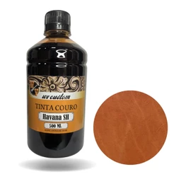Tinta Rápida P Couro Selaria, Bainhas, Carteiras, Cintos, Seca Rápido / Não Resseca Havana SH 500 ml