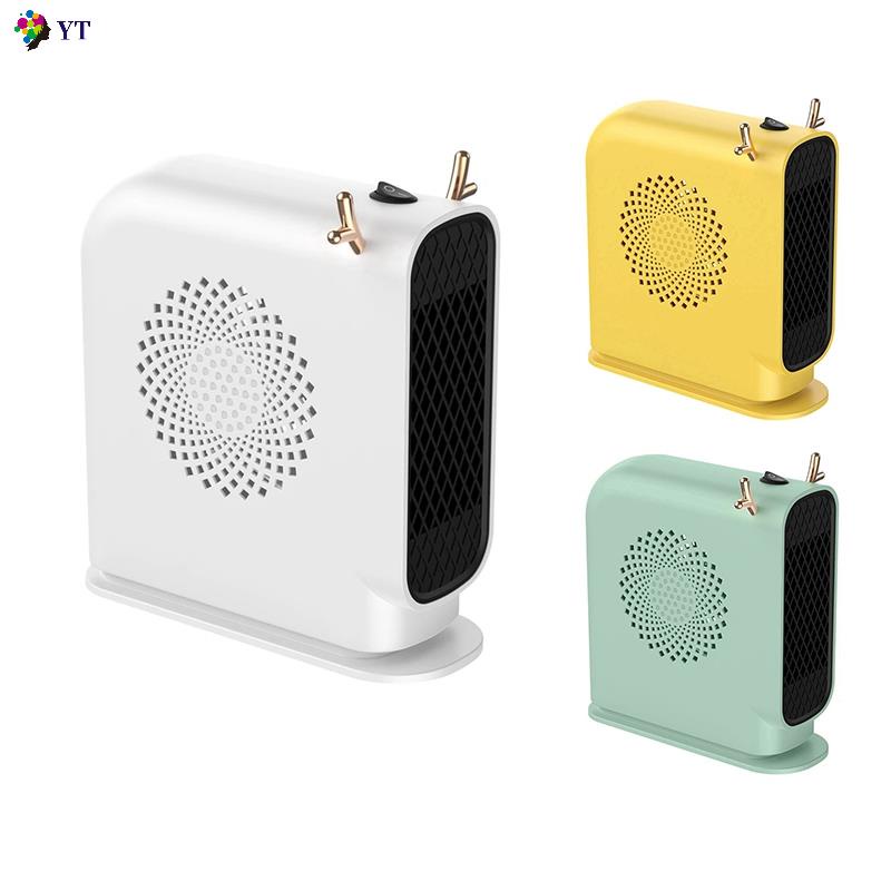 Ventiladores Aquecedores Elétricos Portáteis De Mesa De Baixo Consumo De 500W Para Domésticos O Inverno Conector Ue