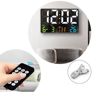 Relógio Parede Led Digital Grande Com Controle Alarme Data Linha Premium