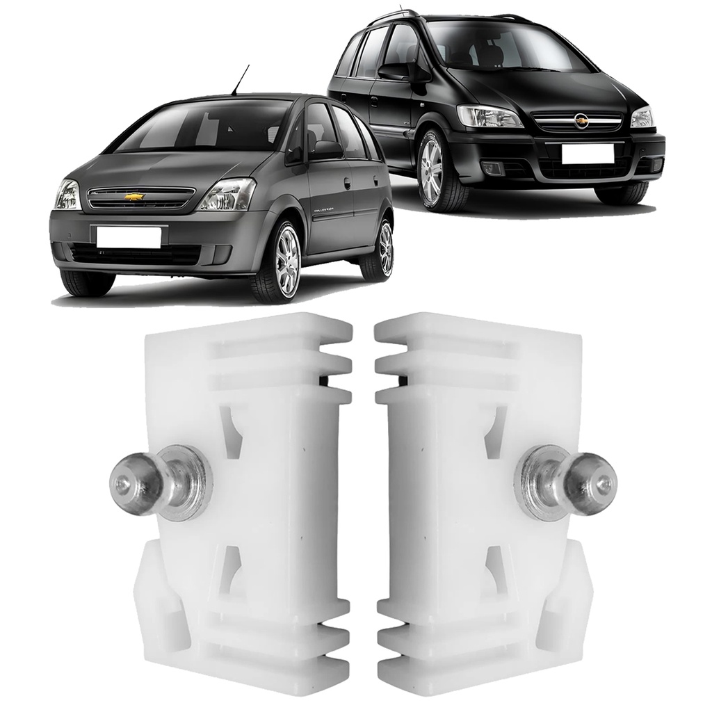 Par Arraste Máquina Vidro Elétrico Meriva Zafira 2002 a 2012 Traseira