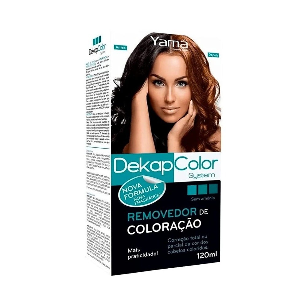 Removedor Dekap Color Yama 120ml em Oferta na Shopee