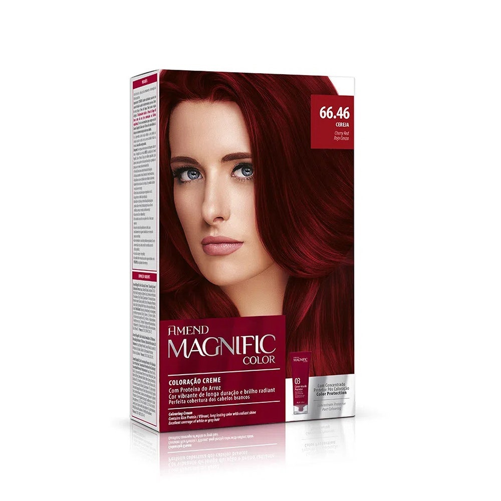 Tintura Amend Magnific Color 66.46 Cereja em Oferta na Shopee