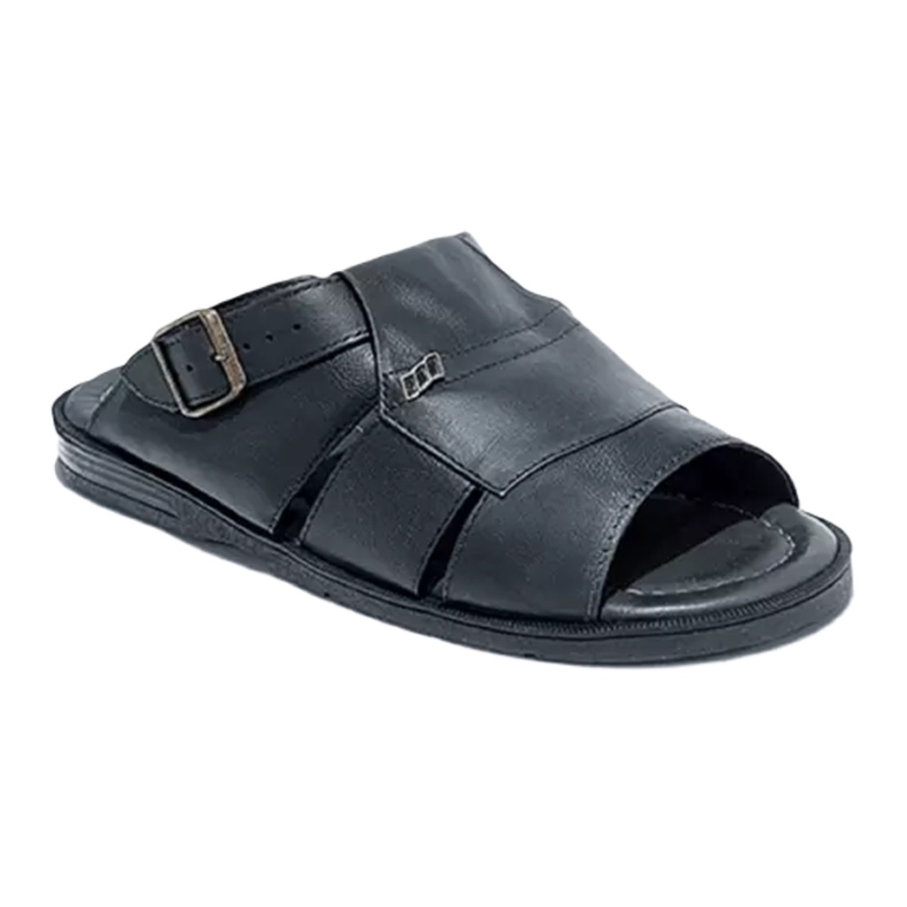 Chinelo Italianinho Masculino Couro Casual Uso Diário Resistente Sandália 10340314