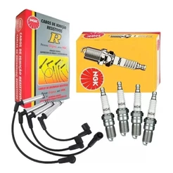 Jogo Cabos E Velas Ngk Corsa Celta 1.0 8v Vhc Gasolina 70 Cv
