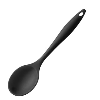 Colher de Arroz de Silicone Preta 28cm Up Home UD104
