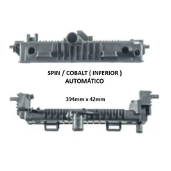 Caixa De Radiador Inferior Gm Spin Cobalt Automático 394x42
