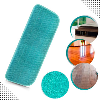 Refil Microfibra Verde Para Mop Spray Multiuso Lava Enxagua e Seca