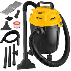 Aspirador de Pó e Água Profissional 1000W Função Soprador Com Rodas APV 1010 Vonder