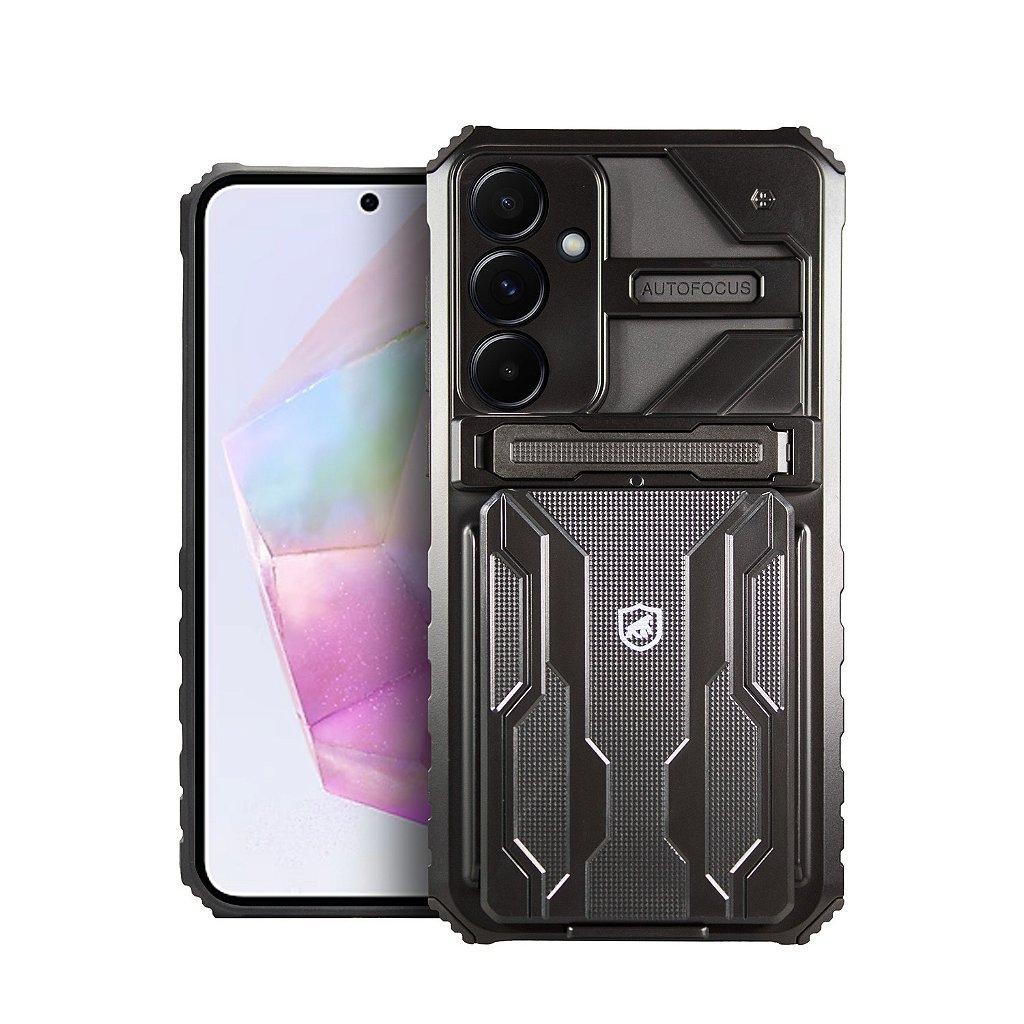 Capa Snap Guardian para Samsung Galaxy A35 - Proteção, Alça Kickstand e Porta-Cartão - Gshield - Mobile & Gadgets
