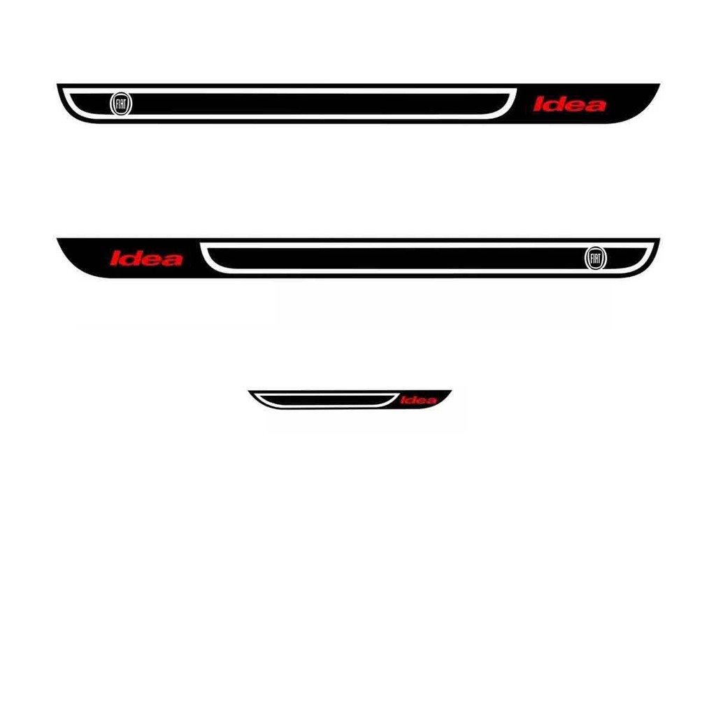 Faixa Adesivos Lateral E Traseira Sport Idea 2005 06 a 2010