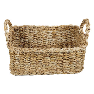 Bandeja Decorativa Cesto Fruteira De Palha Fibra Natural Alças Resistentes em Oferta na Shopee