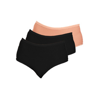 Kit com 3 Calcinhas Alta Dilady 203203 Plus Size