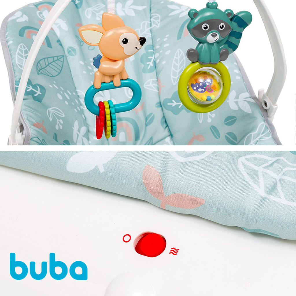 Detalhes do Cadeira Descanso Vibratória para Bebê Selvinha 18087 - Buba