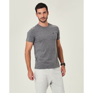 Camiseta Básica Masculina Slim Em Algodão em Oferta na Shopee