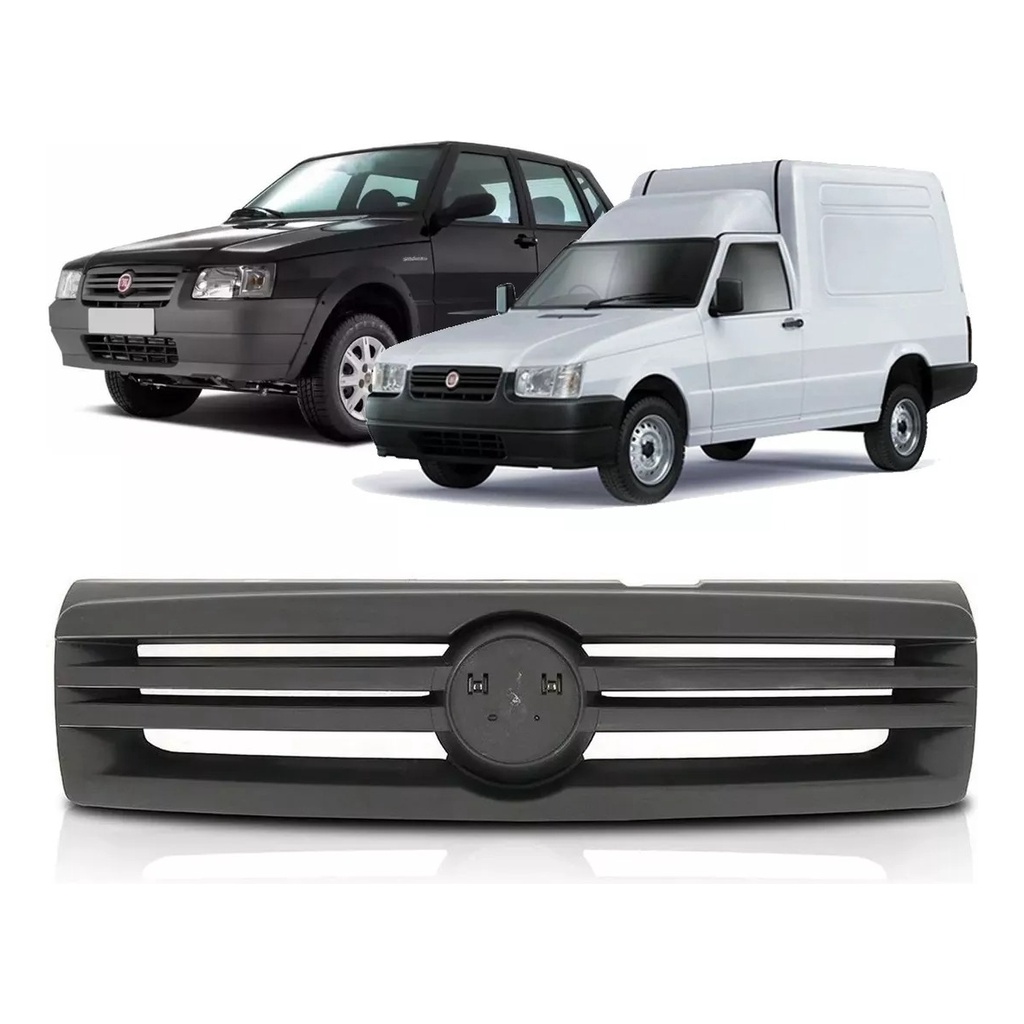 Grade Dianteira Fiat Uno 2006 2007 2008 2009 2010 2011 2012 PRETA