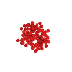 Mini Confeito - Mini Corações Vermelhos - 20 gramas - Abelha Confeiteira - Rizzo