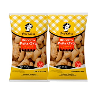 Kit 2 Biscoito Vovó Clara Papa Ovo 150g