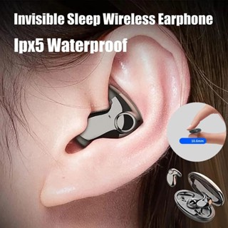 Fone De Ouvido Sem Fio Invisible Sleep TWS Bluetooth 5.3 Fones Ocultos IPX5 À Prova D