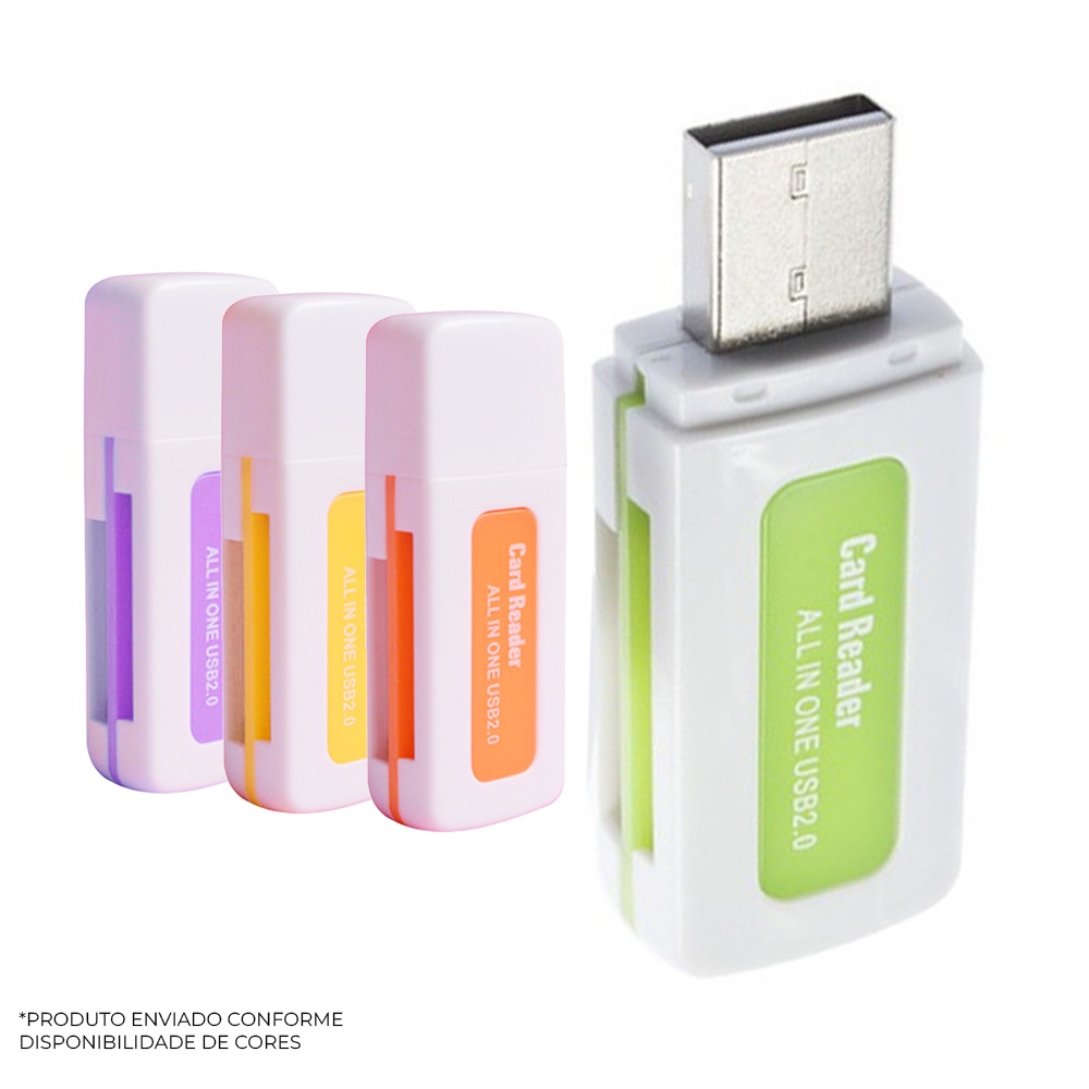 Leitor de Cartão de Memória para Usb 2.0 - Computers & Accessories