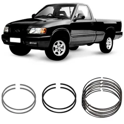 Jogo Anel Segmento STD Chevrolet S10 2.5 96 a 2000 Metal Leve