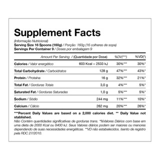 Hipercalórico Mass Gainer - 1,5kg