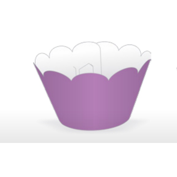 KIT Saia Para Cupcake Lilás  12.11  ( Nc Toys Cupcake ) - Stationery