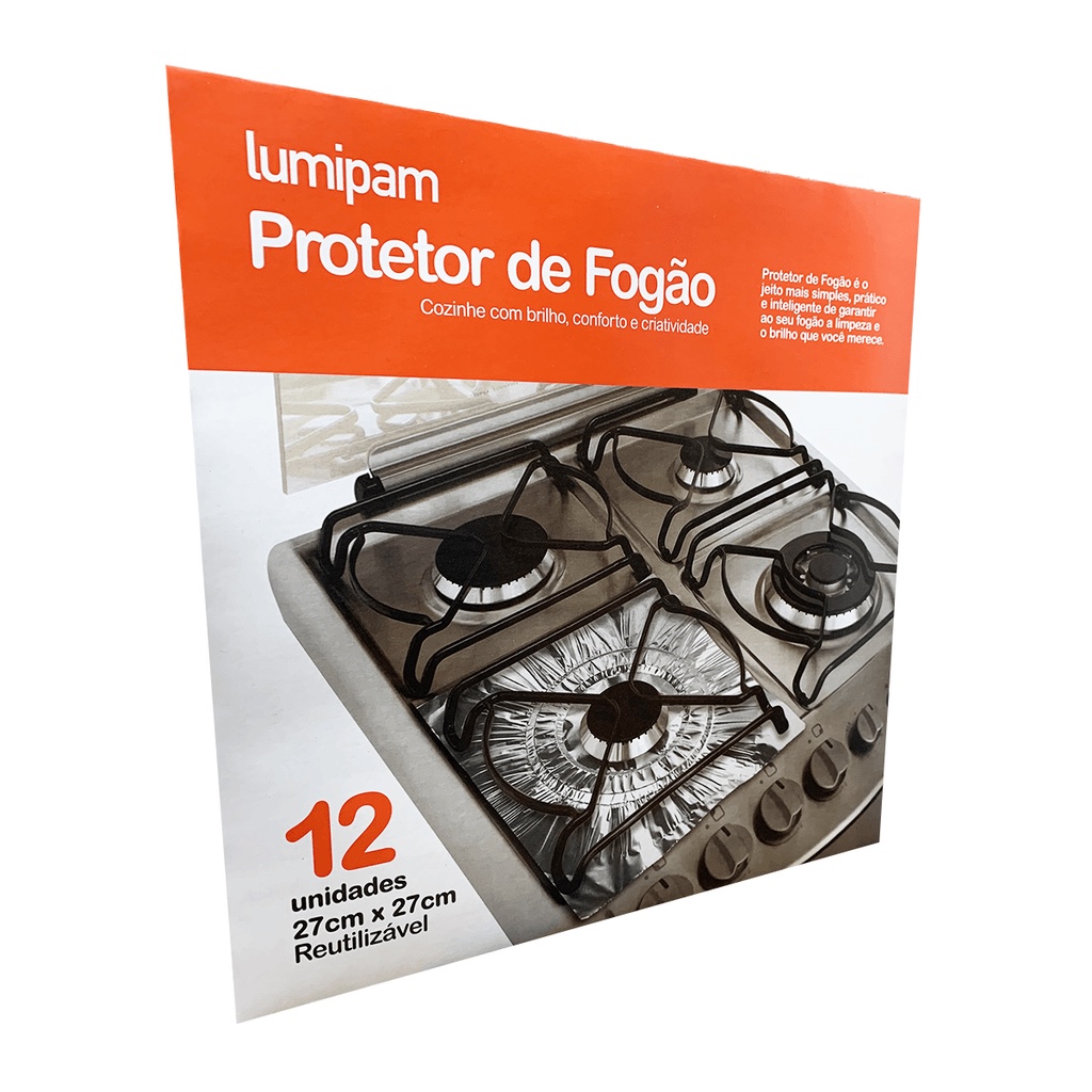 Protetor Forra Fogão 27x27cm Lumipam - Home & Living