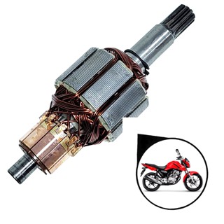 Induzido Motor Partida Arranque Honda Cg160 Titan 160 Fan 160 Start 160 2016 Até 2022 Bros Nrx 160 2015 Até 2022 Modelo Original