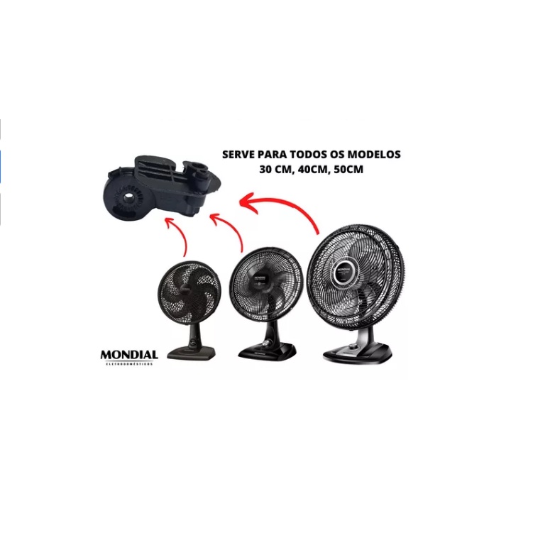 Suporte Pescoço Pivô Ventilador Mondial Vtx 40 Vtx50 VT51