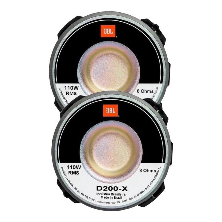 Kit 2 Drivers Jbl Selenium D200X 110 Watts Rms em Oferta na Shopee
