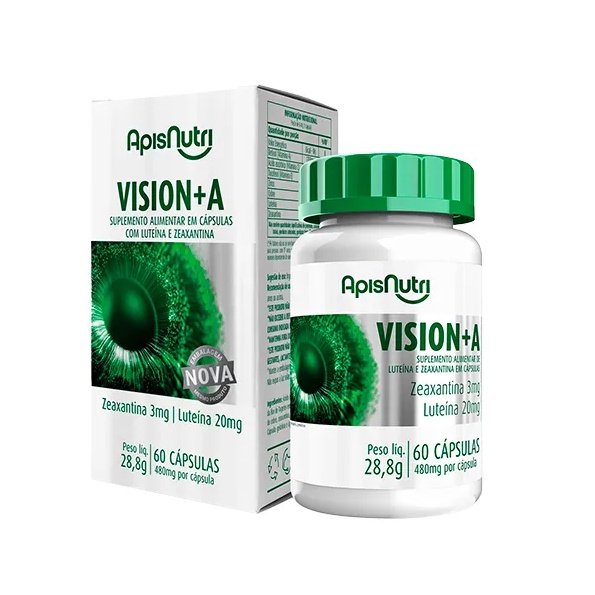 Vision + A 60 480mg 60 Cáps - ApisNutri