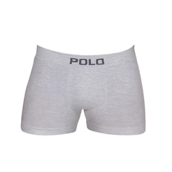 Cueca Polo 781 Algodão Boxer Sem Costura - Cinza