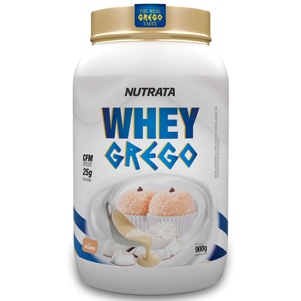 Whey Grego Sabor Beijinho de Coco - Nutrata 900g