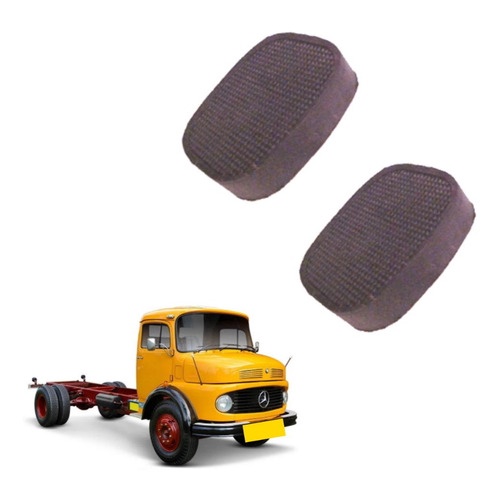 Par Capa Pedal Freio E Embreagem Mercedes 1113 Ao 2213 em Oferta na Shopee