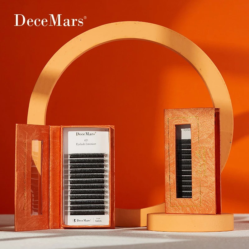 Cílios W 6D Decemars Volume Egípcio Alongamento Extensão De Cilios Egipcio Fio A Fio Mega Maquiagem.