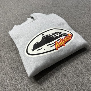 Estoque Pronto Corteiz de Alta Qualidade Corteiz New Style Devil Island Retro Print Couple Style Casual Loose Hooded Sweatshirt 1.08