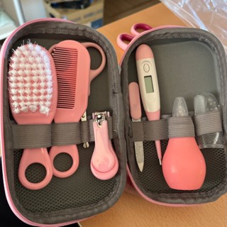 8 Em 1 Kit De Cuidados Para Bebês Recém-Nascidos Acessórios Tesoura De Unhas Saúde