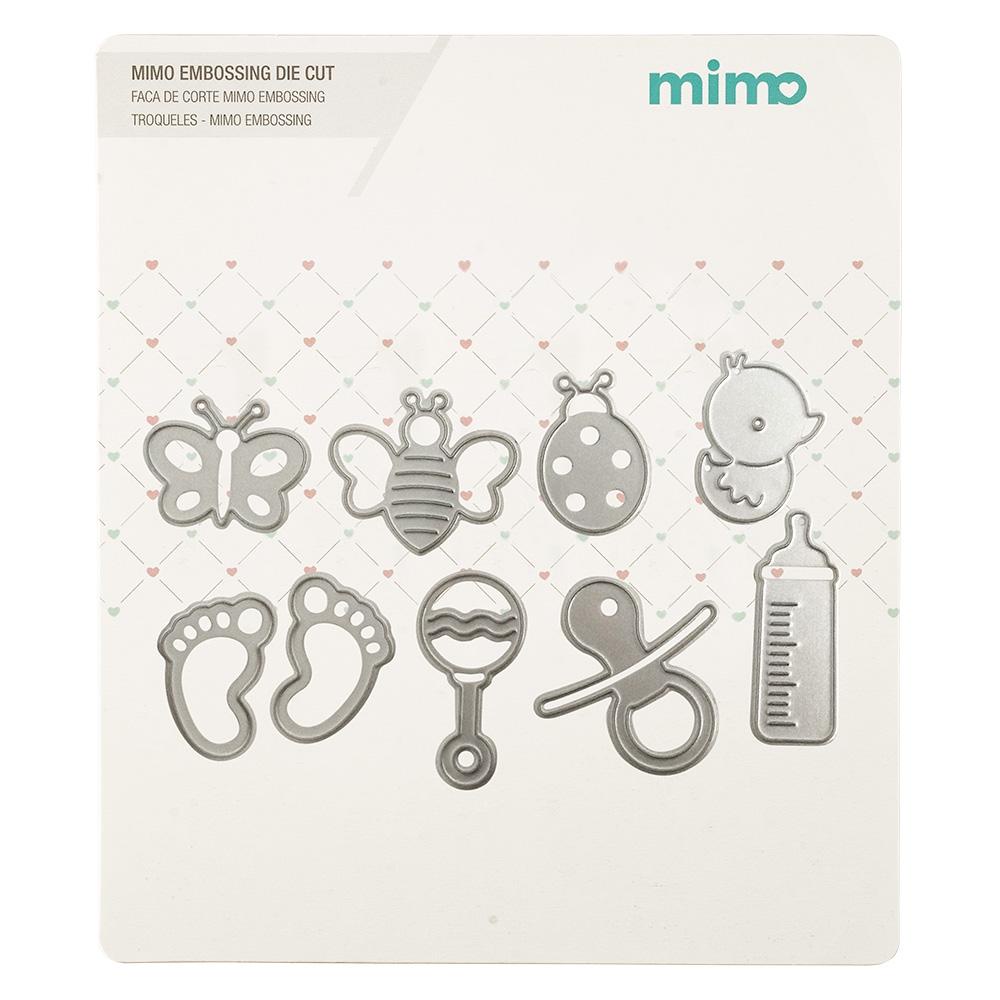 Faca de Corte Mimo Embossing - Coisas Fofas de Bebê - 10 Pç em Oferta na Shopee