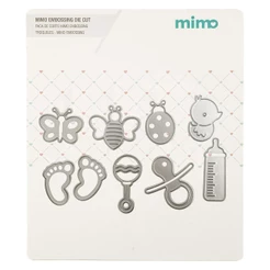 Faca de Corte Mimo Embossing - Coisas Fofas de Bebê - 10 Pç