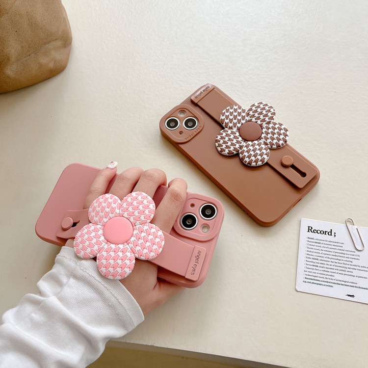 Flor Pulseira Suporte Caso De Telefone Para Samsung Galaxy S26 S25 Borda S24 S23 S21 S20 FE S24 S22 S20 Ultra Capa Trase