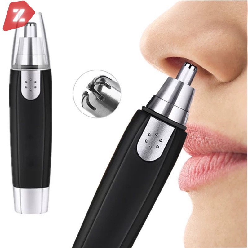 Mini Aparador Cortador de Pelos Nariz Facial Elétrico Portátil