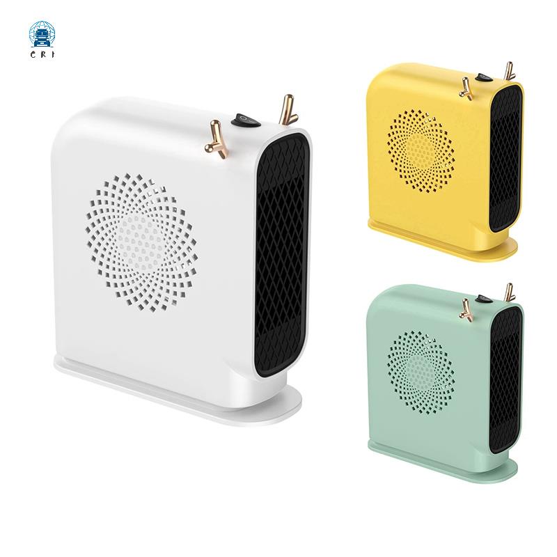 Ventiladores Aquecedores Elétricos Portáteis De Mesa De Baixo Consumo De 500W Para Domésticos O Inverno Conector Ue